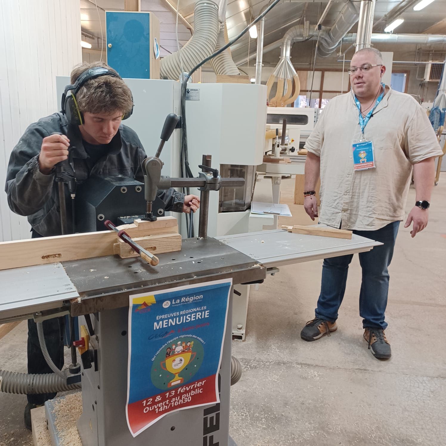 Worldskills de menuiserie- épreuve régionale